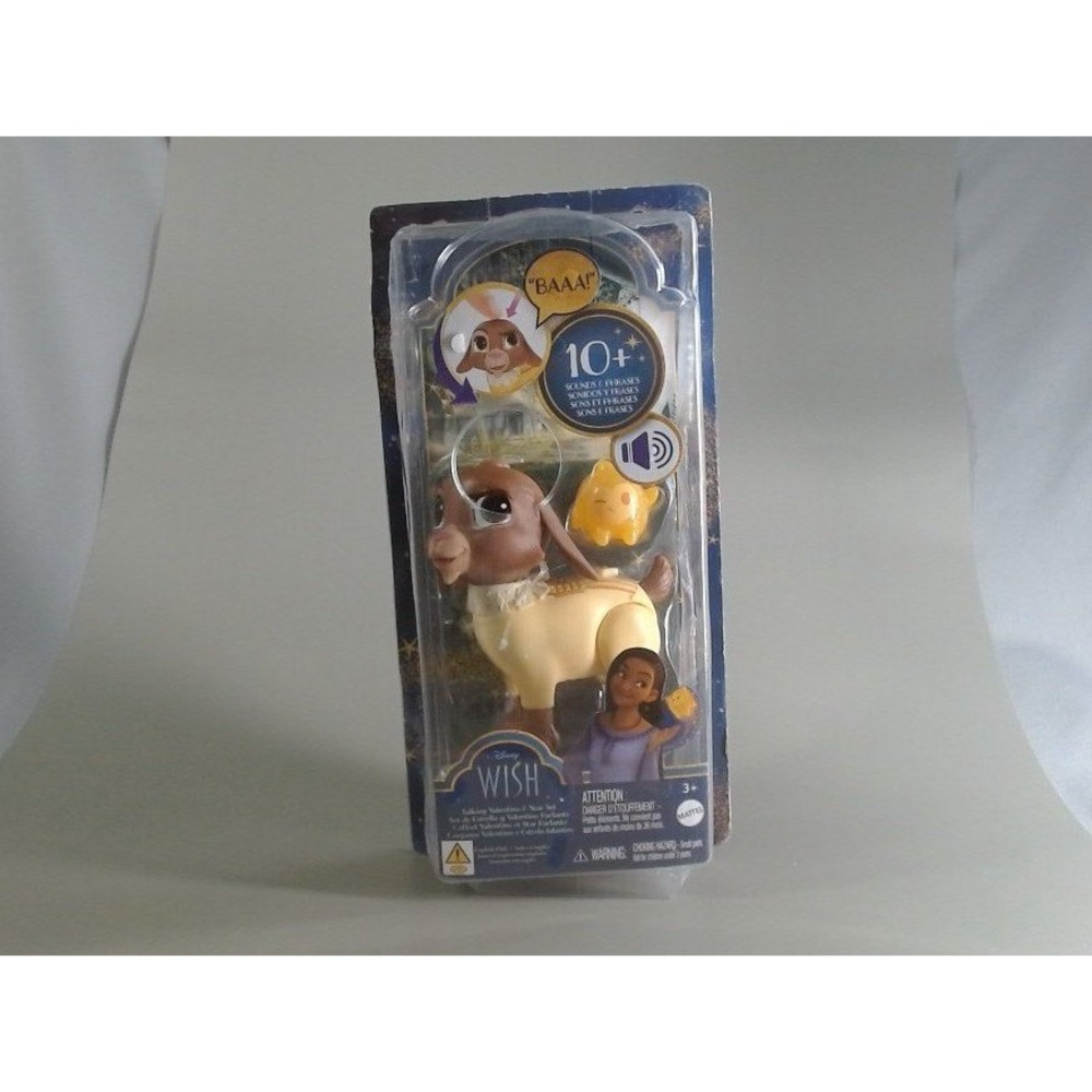 Disney Wish Talking Valentino and Star Set Mattel Interactive Figure 10+ Sounds